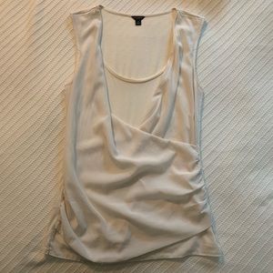 Sleeveless Cross Front Blouse
